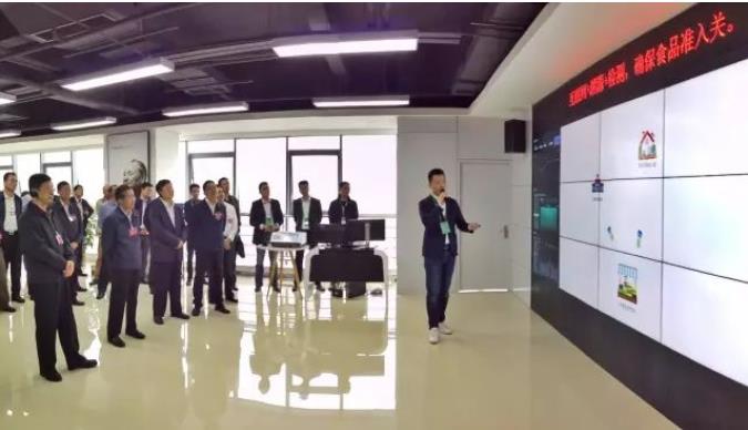 食品安全创建会领导考察安菲生鲜.jpg 食品安全创建会领导考察安菲生鲜.jpg